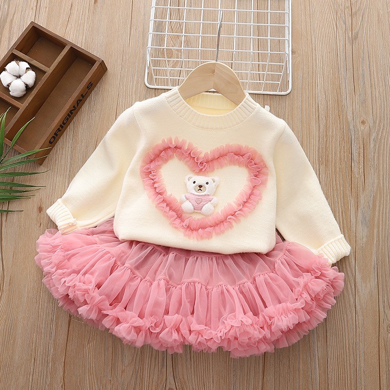 Baby Clothing Jumper - Girl's Jumper Set Autumn and Winter