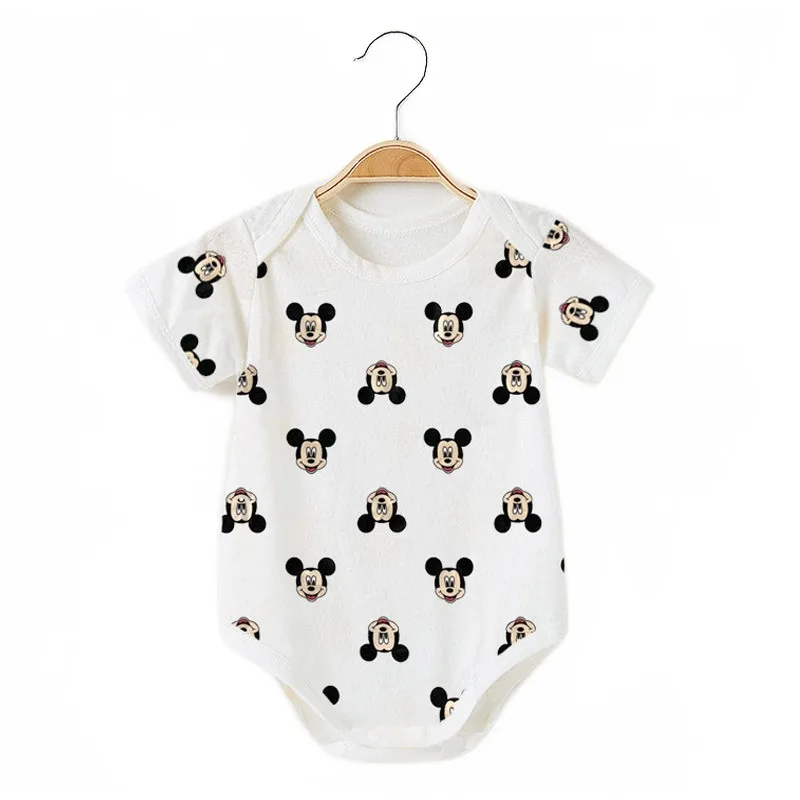 Baby Clothing Online - Unisex Baby Rompers Cartoon Mickey Short