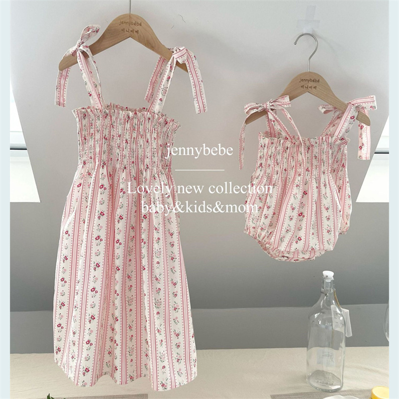 Baby Clothing Online - Sweet Little Girls Strap Romper Summer