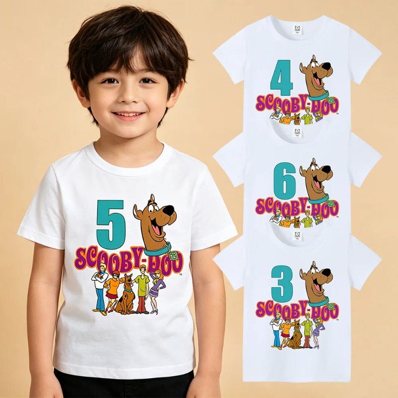 Baby Clothing Patterns - Scooby-Doo Birthday Number Tee Shirt Baby