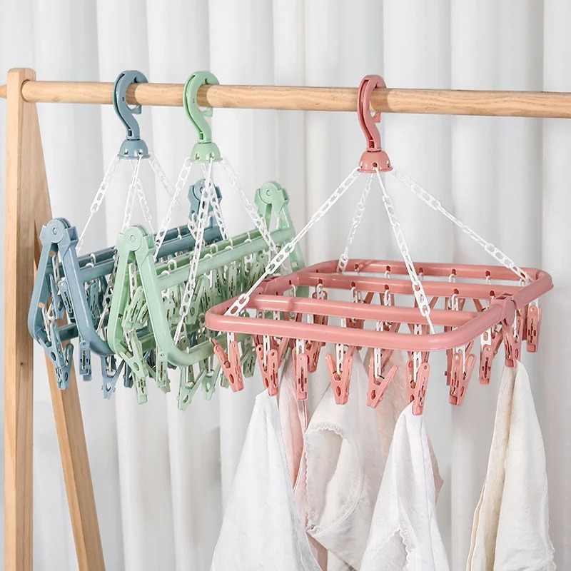 Clothes Drying Hanger with 32  - огляд і ціна Baby Clothing Rack