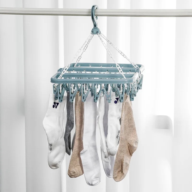 Clothes Drying Hanger with 32  - огляд і ціна Baby Clothing Rack