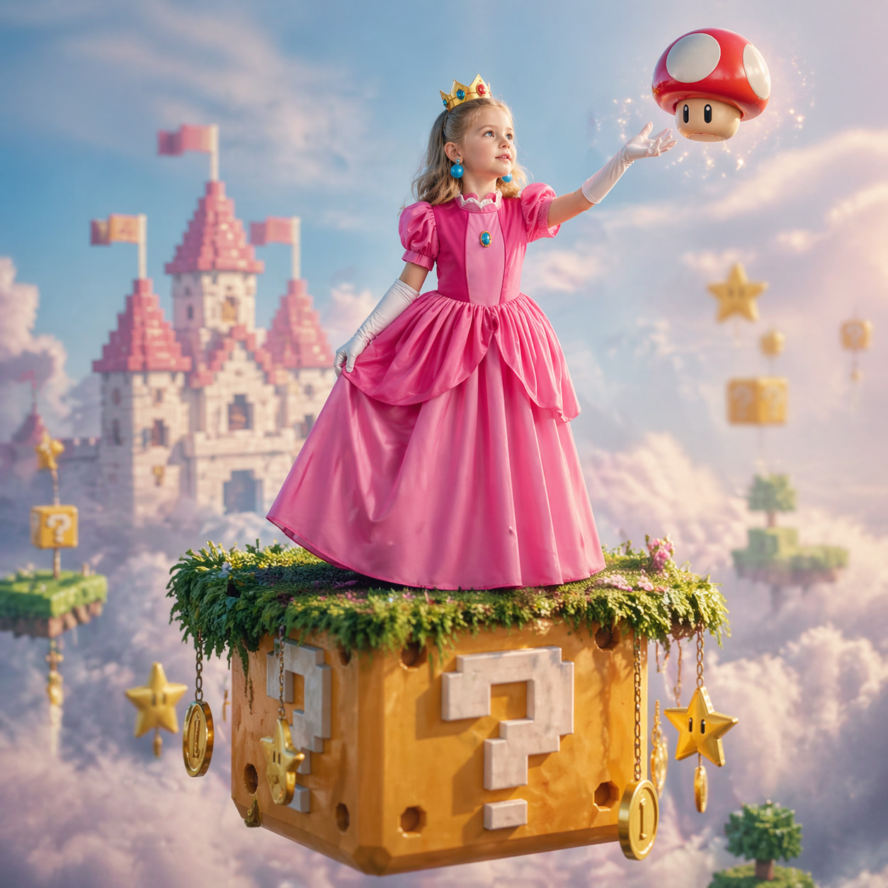 Princess Peach Style Dress Up  - огляд і ціна Baby Clothing Patterns