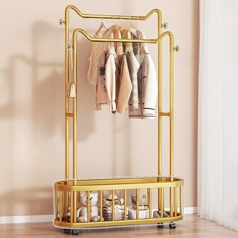 Household Clothes Hanger Floor - огляд і ціна Baby Clothing Rack