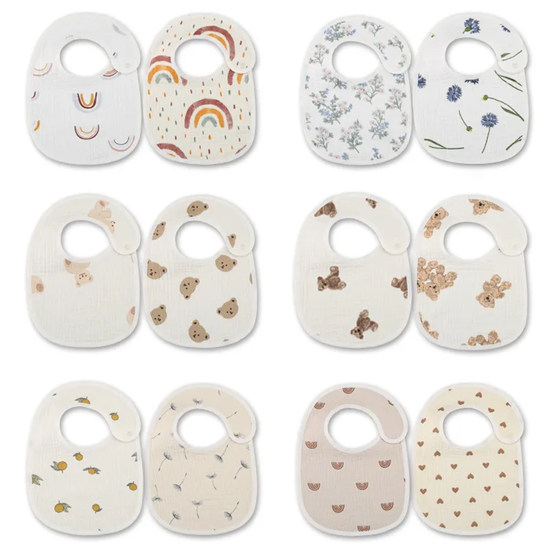 2pcs/set Waterproof Baby Bibs  - огляд і ціна Baby Clothing Patterns