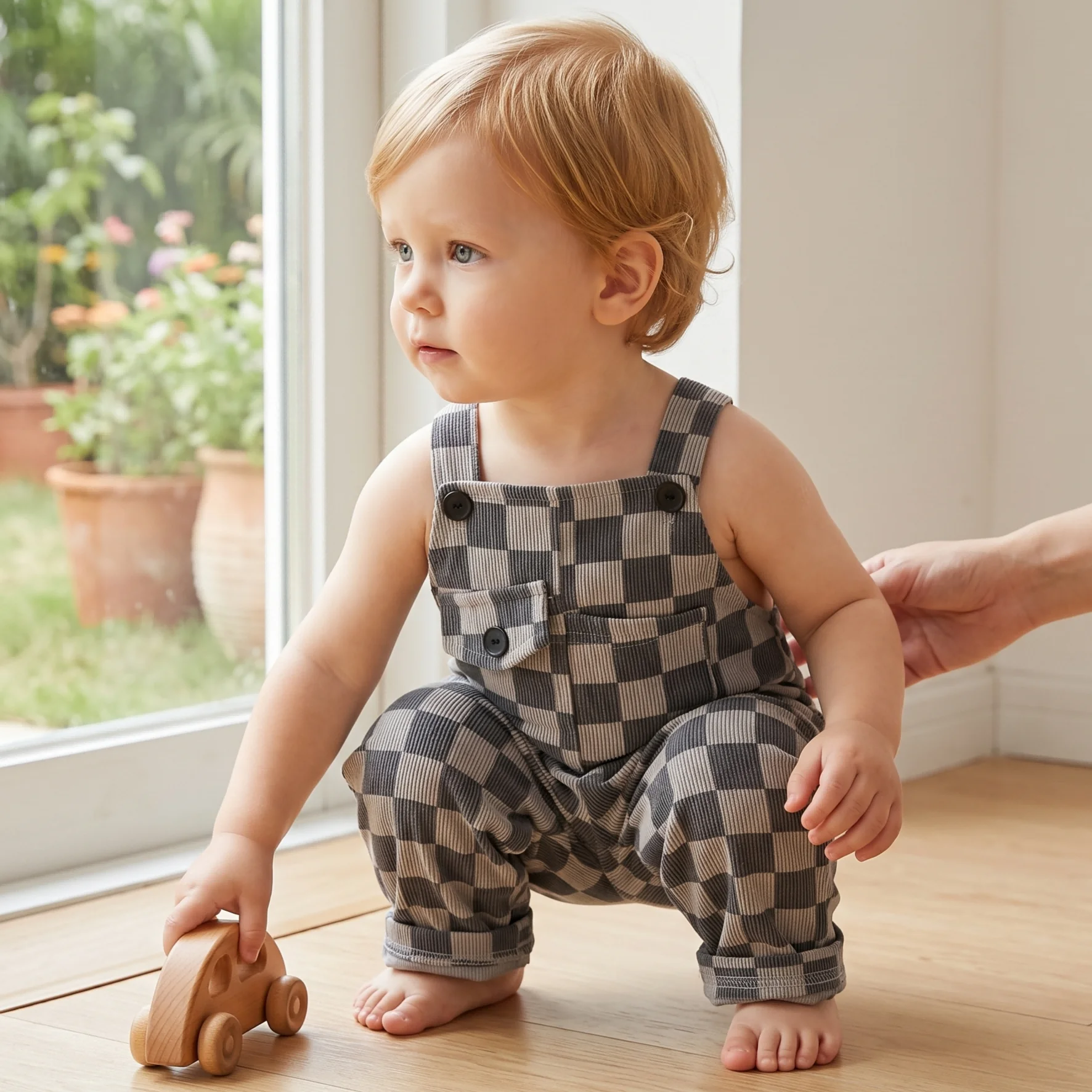 Summer Baby Boys Grid Jumper P - огляд і ціна Baby Clothing Jumper