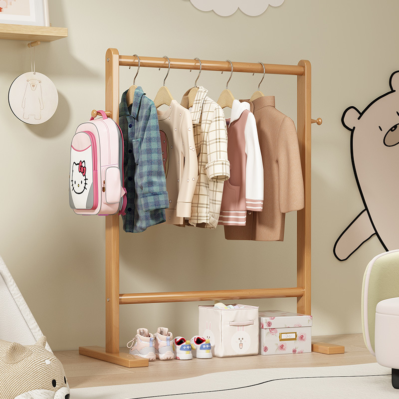 Small bamboo hat rack, floor h - огляд і ціна Baby Clothing Rack